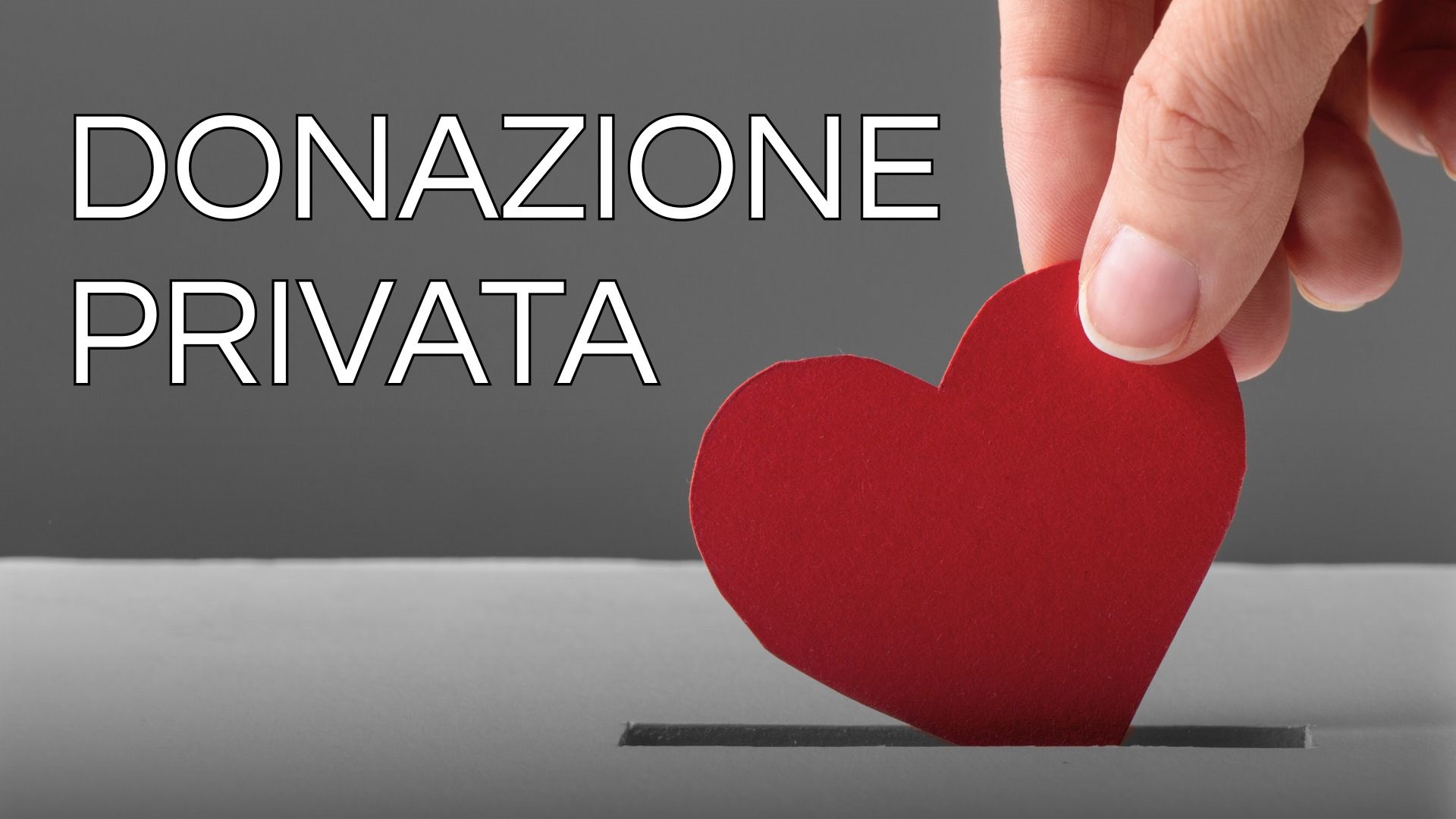 Logo DONAZIONE PRIVATA