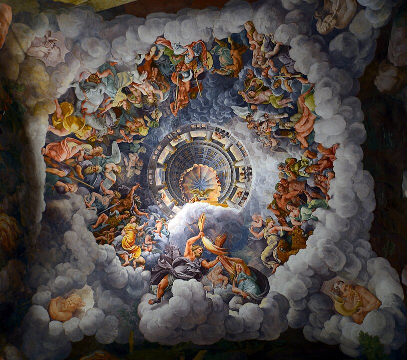 Soffitto della Sala dei Giganti di Palazzo Te, Mantova
